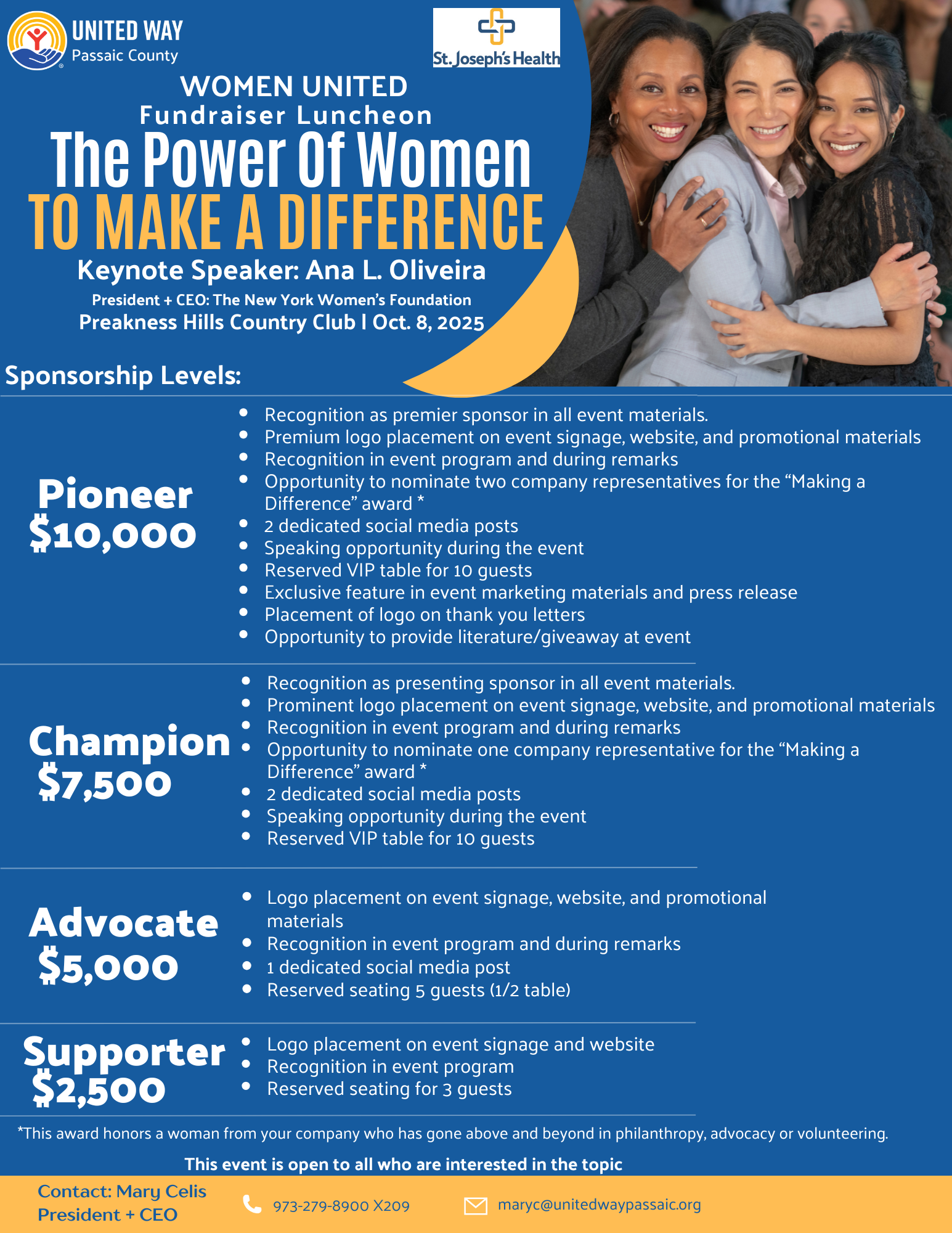 women united sponsprships