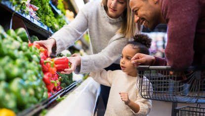 family grocery shopping
